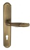 Door Handle Venezia  ANGELINA  CYL On Backplate PL02 Mat Bronze