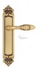 Door Handle Venezia  CASANOVA  On Backplate PL96 French Gold + Brown